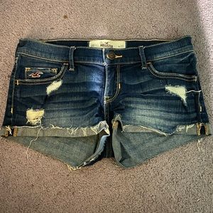 Hollister jean shorts